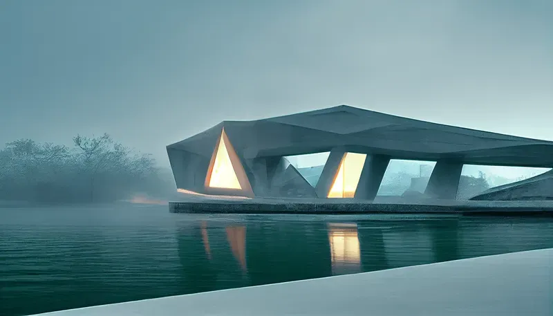 Futuristic Angular Structures