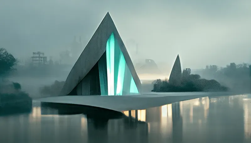 Futuristic Angular Structures