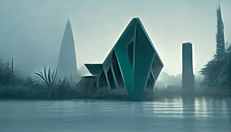 Futuristic Angular Structures