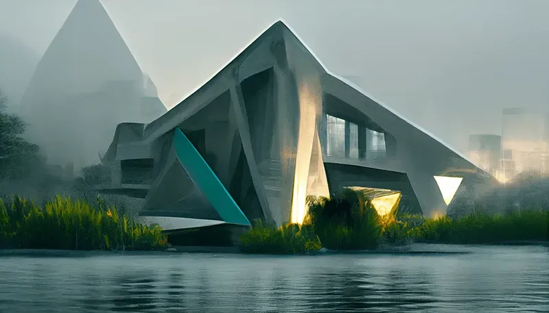 Futuristic Angular Structures