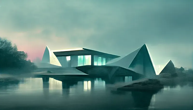 Futuristic Angular Structures