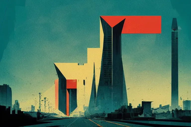 Futuristic Brutalist Architecture