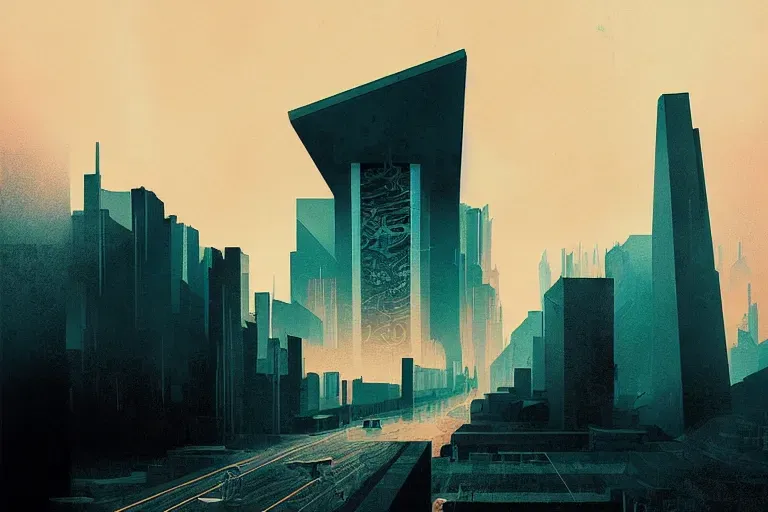 Futuristic Brutalist Architecture