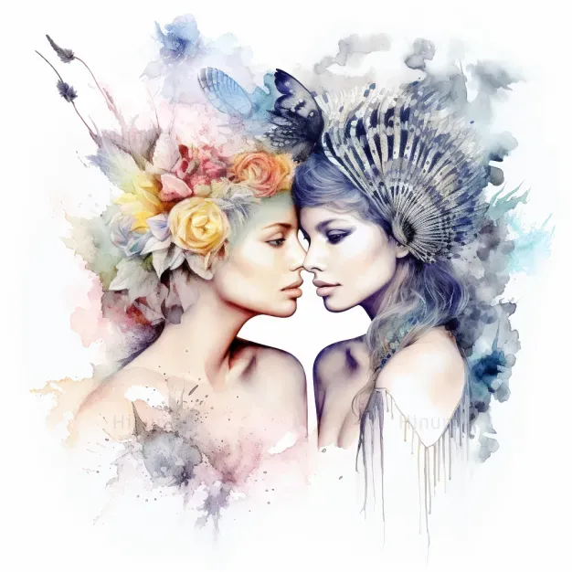 Watercolour Fusion Paintings