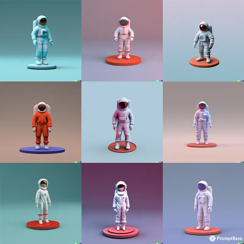 3D Astronauts