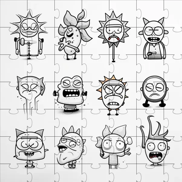 Cartoon Whitepaper Patterns