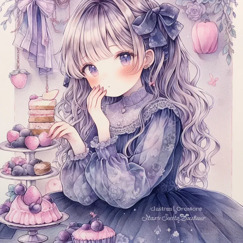 Sweet Victorian Anime Characters