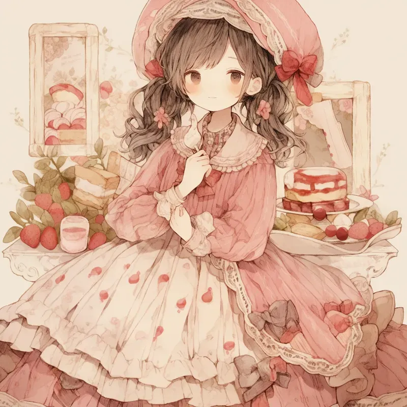 Sweet Victorian Anime Characters