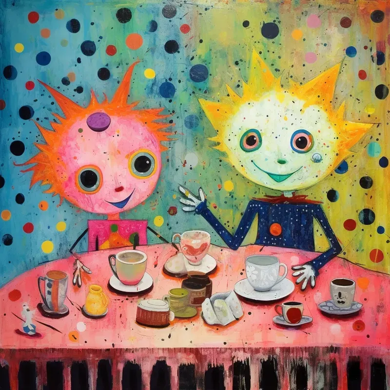 Whimsical Imaginary Friends Art