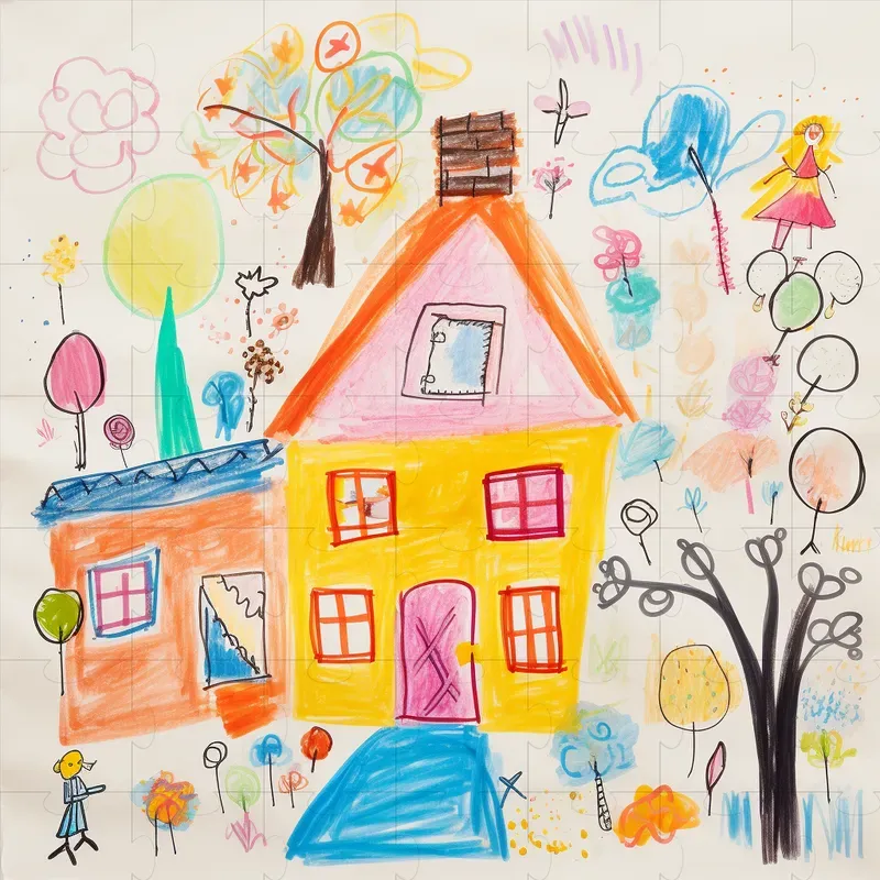 Drawings Painted By Children - Own Style