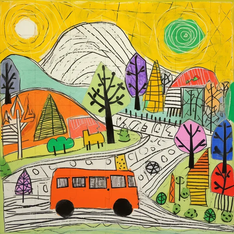 Drawings Painted By Children - Own Style