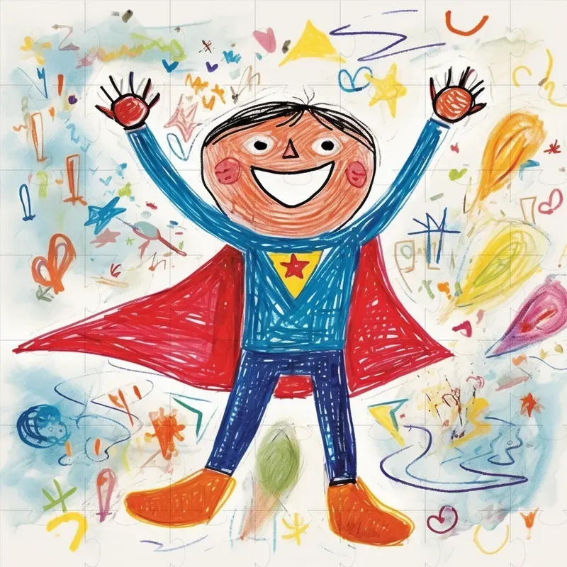Drawings Painted By Children - Own Style