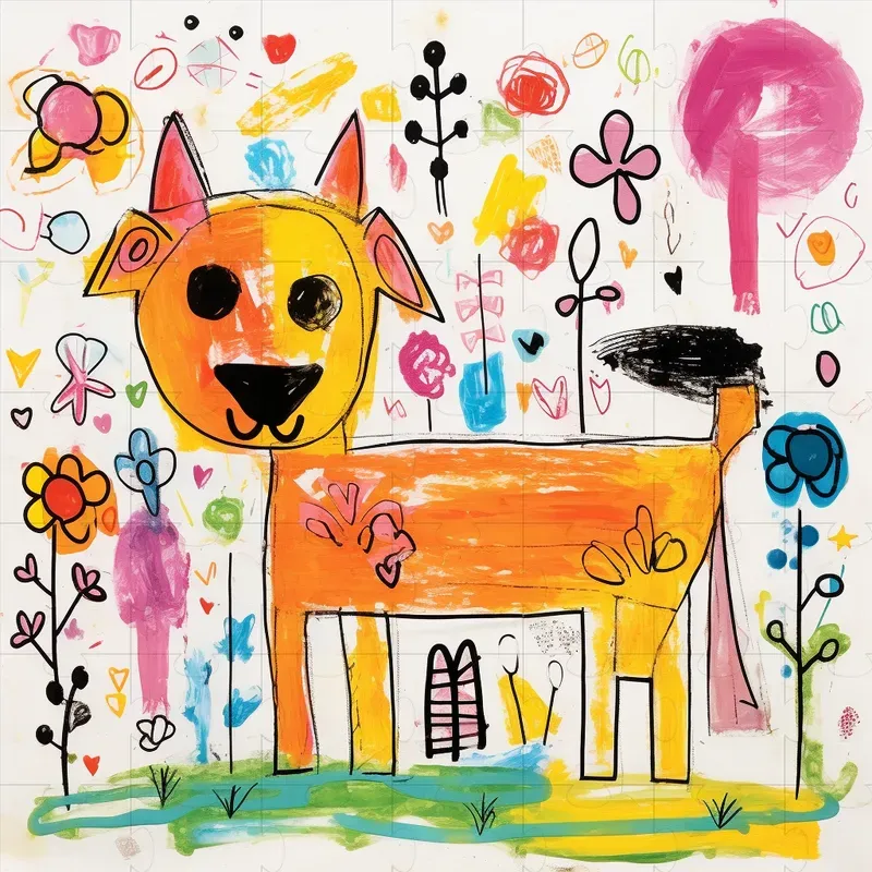 Drawings Painted By Children - Own Style