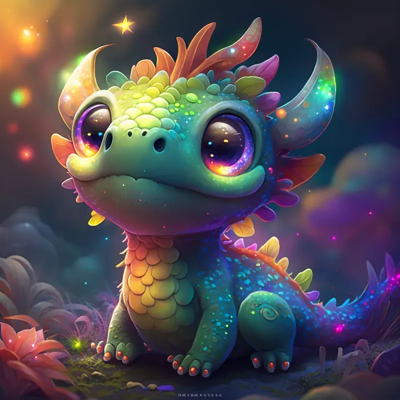 Enchanted Fantasy Creatures And Animals
