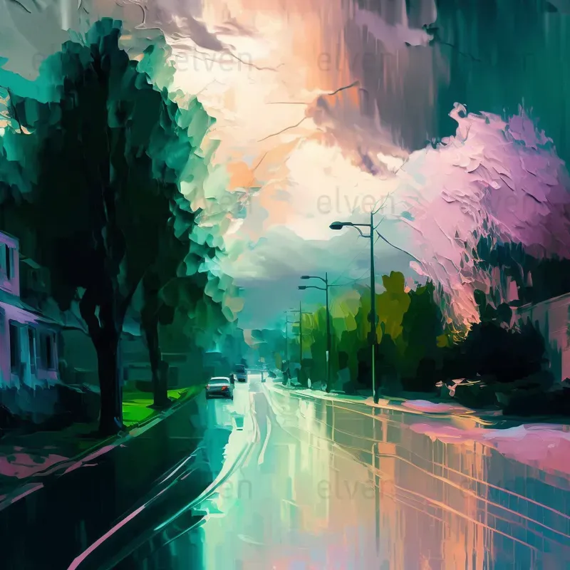 Brush Stroked Art