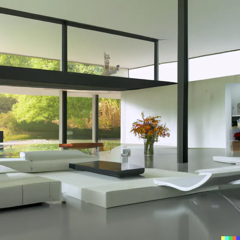 Modernist Living Room Interior Architectures