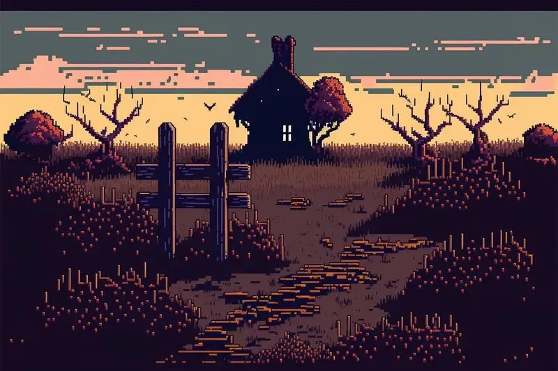 Pixel Horror Game Designs