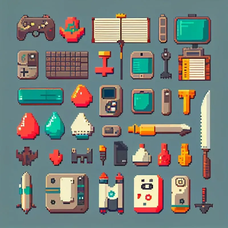 Pixel Game Asset Designs