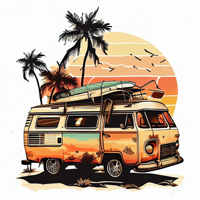 Retro Sunset Designs