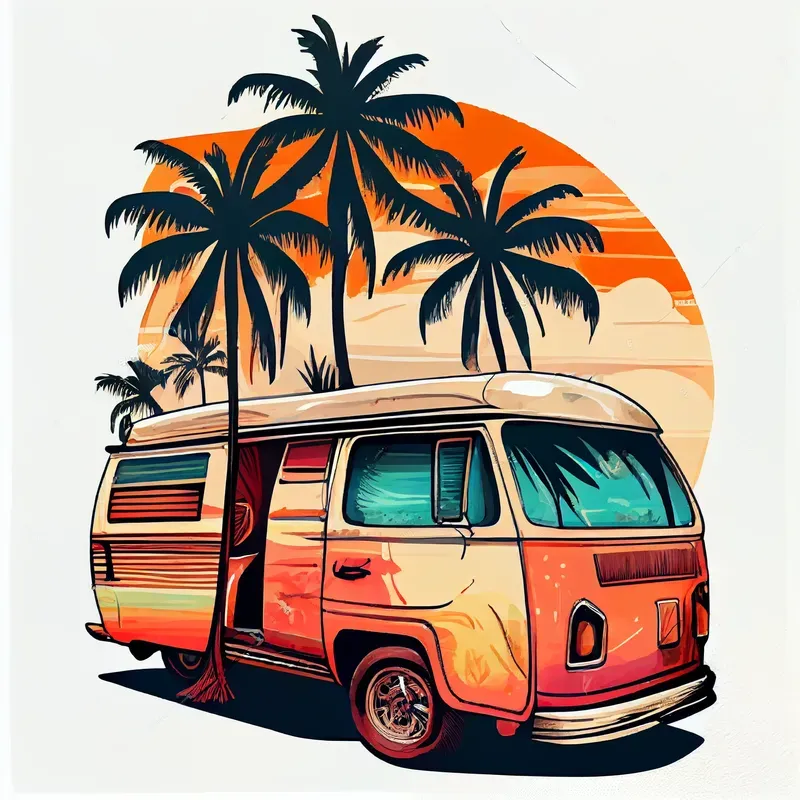 Retro Sunset Designs