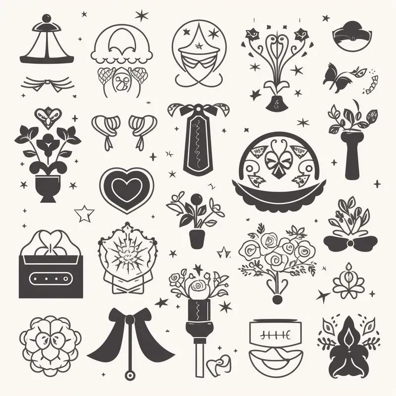 Simple Doodle Clipart Collections