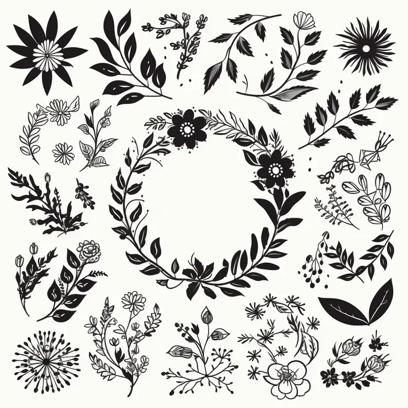 Simple Doodle Clipart Collections