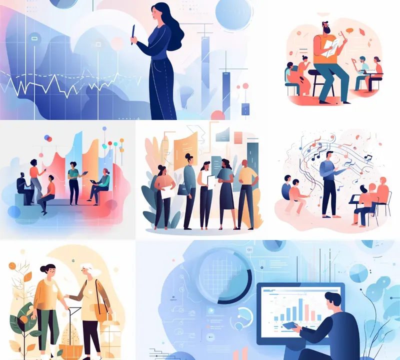 Business Illustrations Any Themes