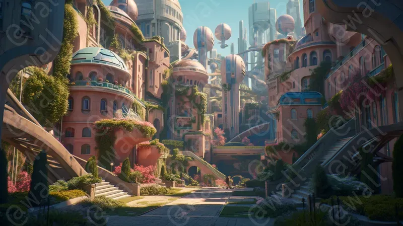Wonderfully Elaborate Futuristic Cities