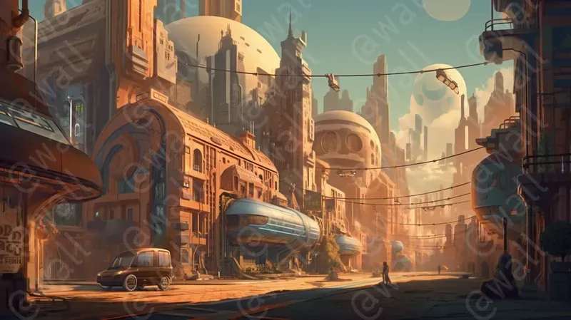 Wonderfully Elaborate Futuristic Cities