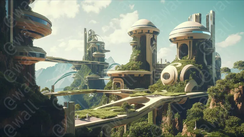 Wonderfully Elaborate Futuristic Cities