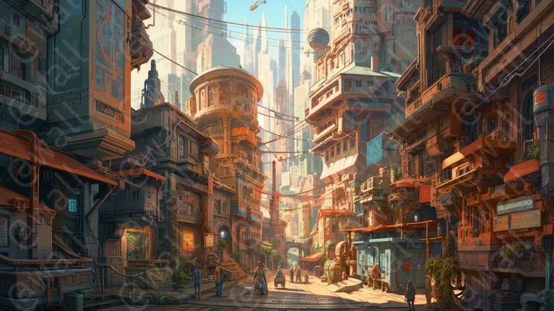 Wonderfully Elaborate Futuristic Cities