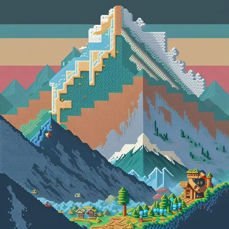 8-bit Style Gaming Background