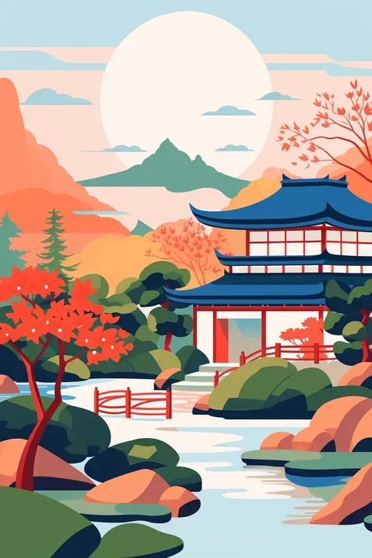 Colorful Flat Abstract Illustrations