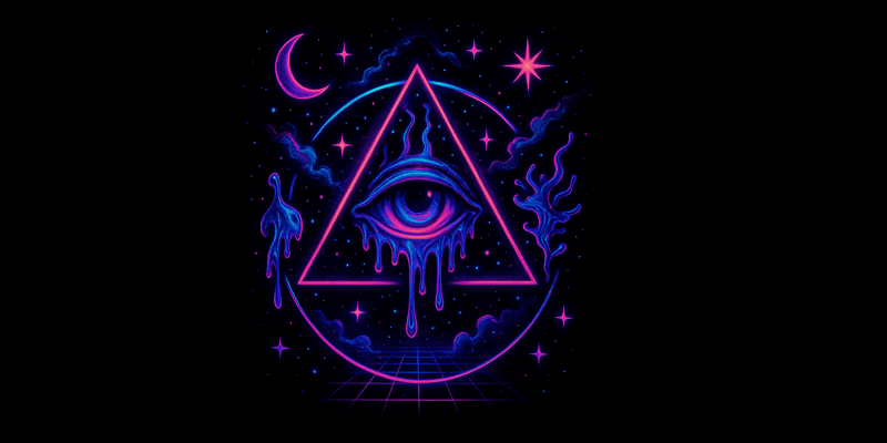 Psychedelic Neon Tshirt Generator