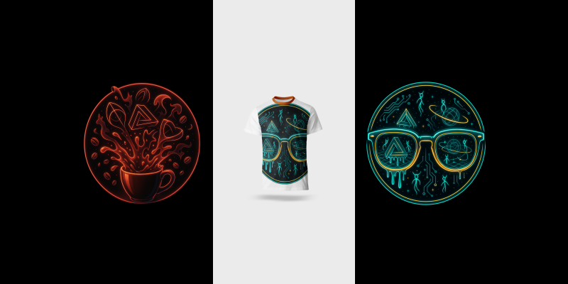 Psychedelic Neon Tshirt