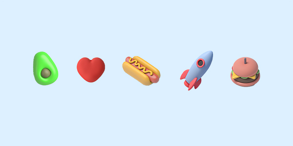 Clay Emojis generated by dalle