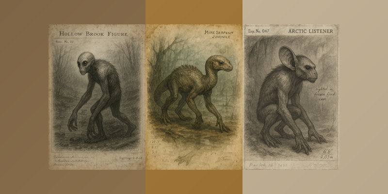 Cryptid Field Dossier Generator