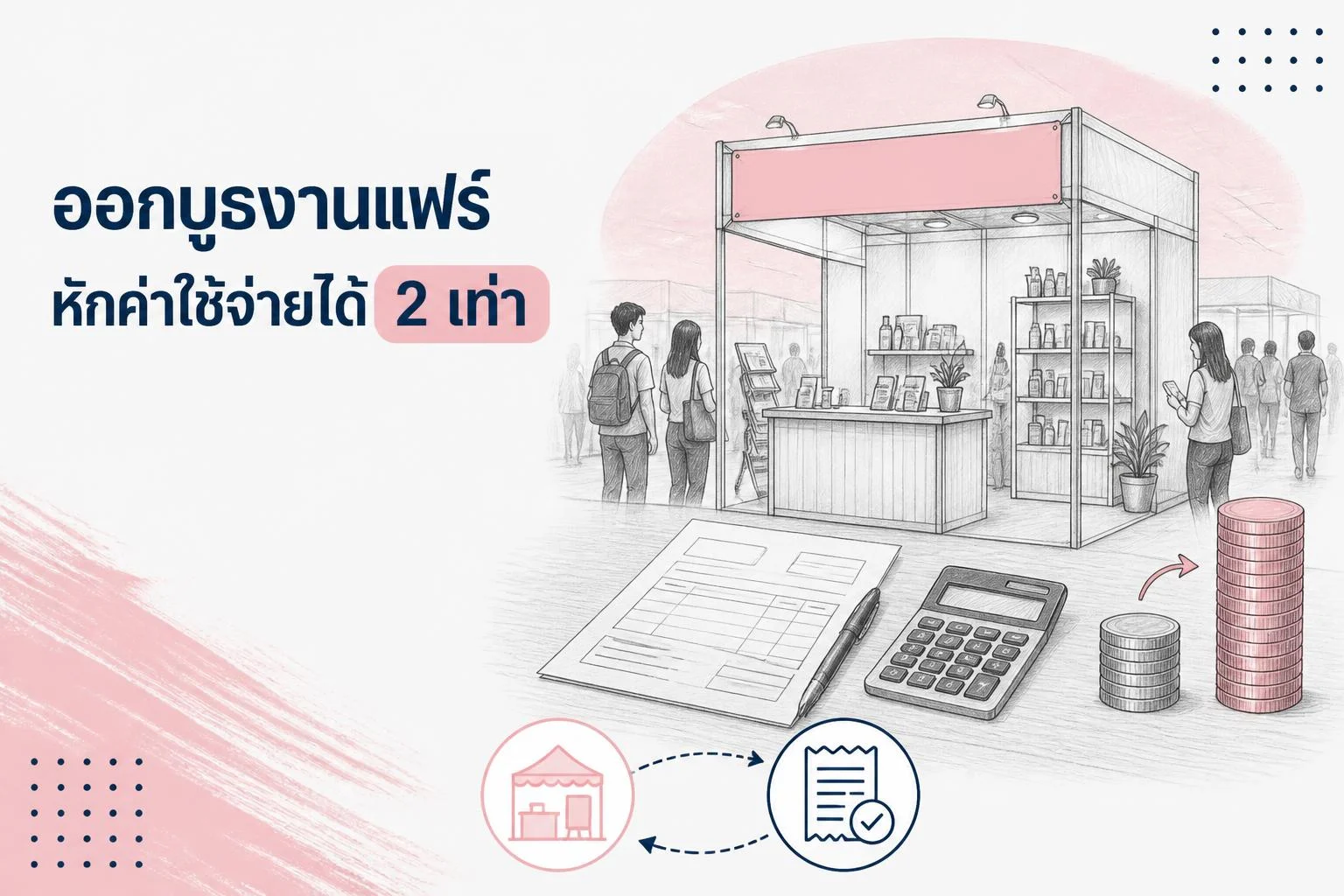 ออกบูธงานแฟร์ หักค่าใช้จ่ายได้ 2 เท่า! ครม. อนุมัติมาตรการภาษีหนุนงานแสดงสินค้า ถึงสิ้นปี 2570