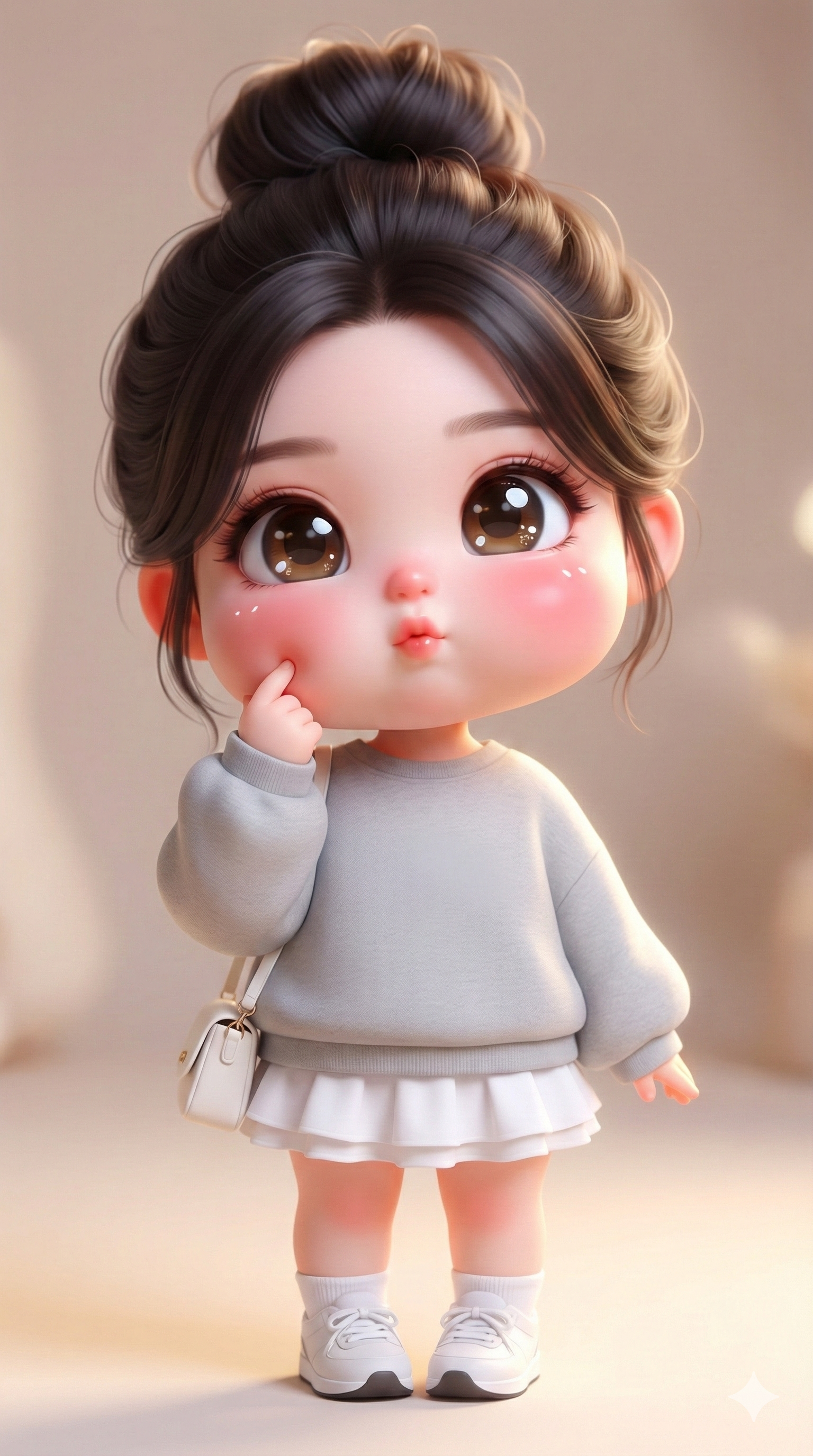 愛されほっぺキャラ化 - After