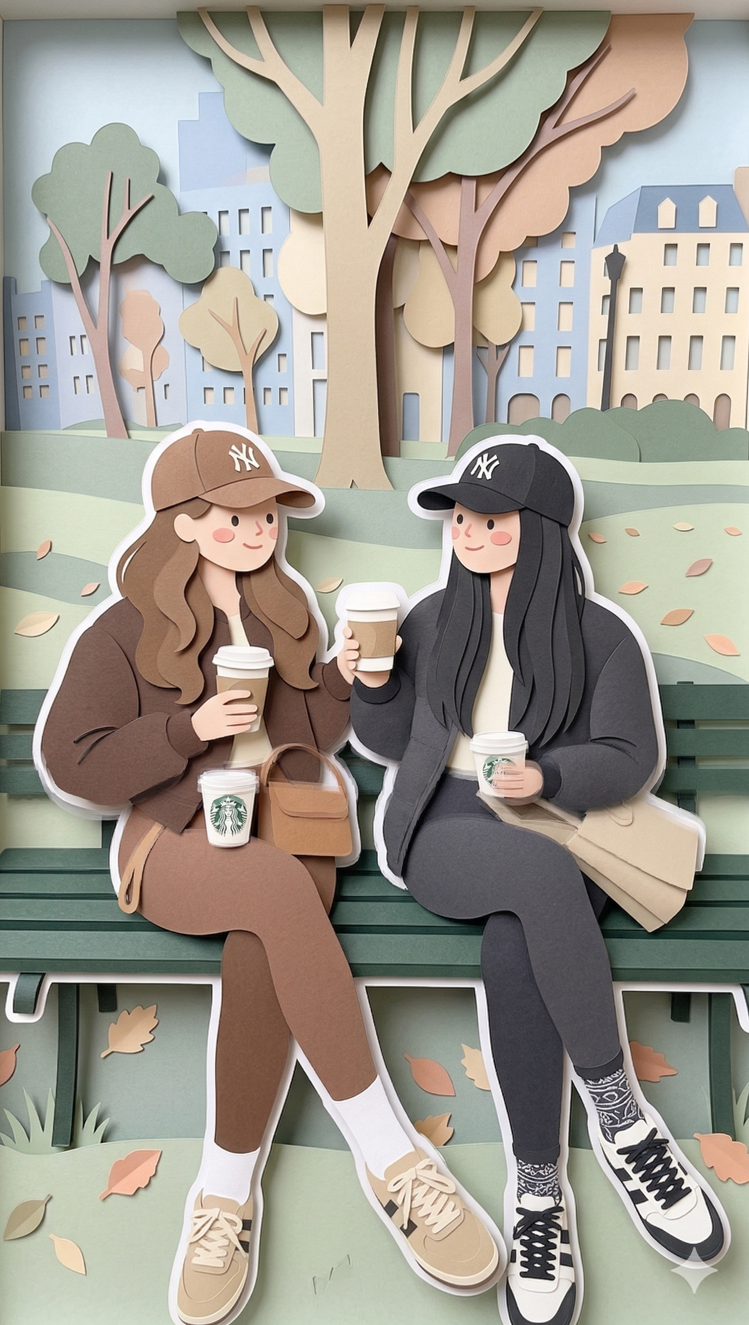 ペーパーカット風に - After