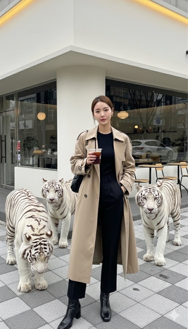 白虎が現れる - After