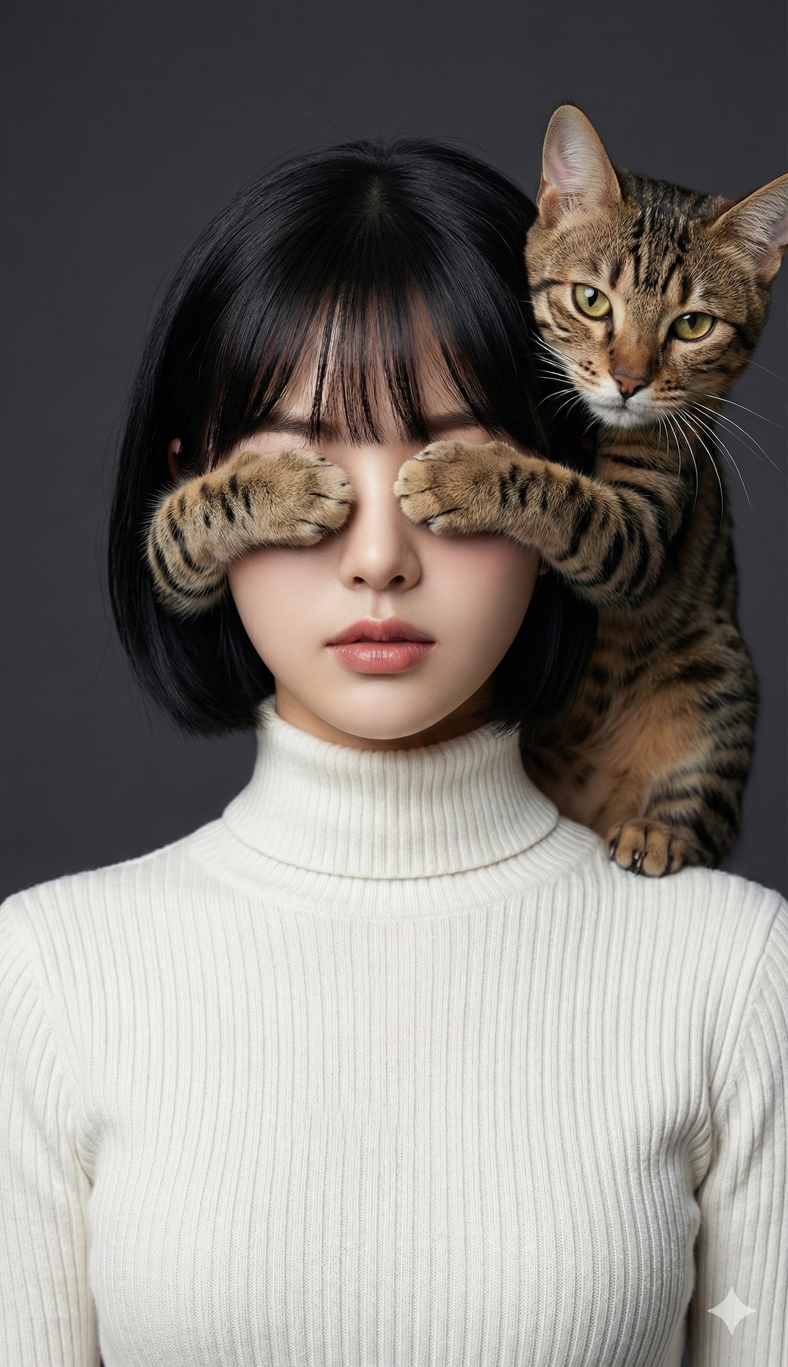 猫に目隠し🐈 - After