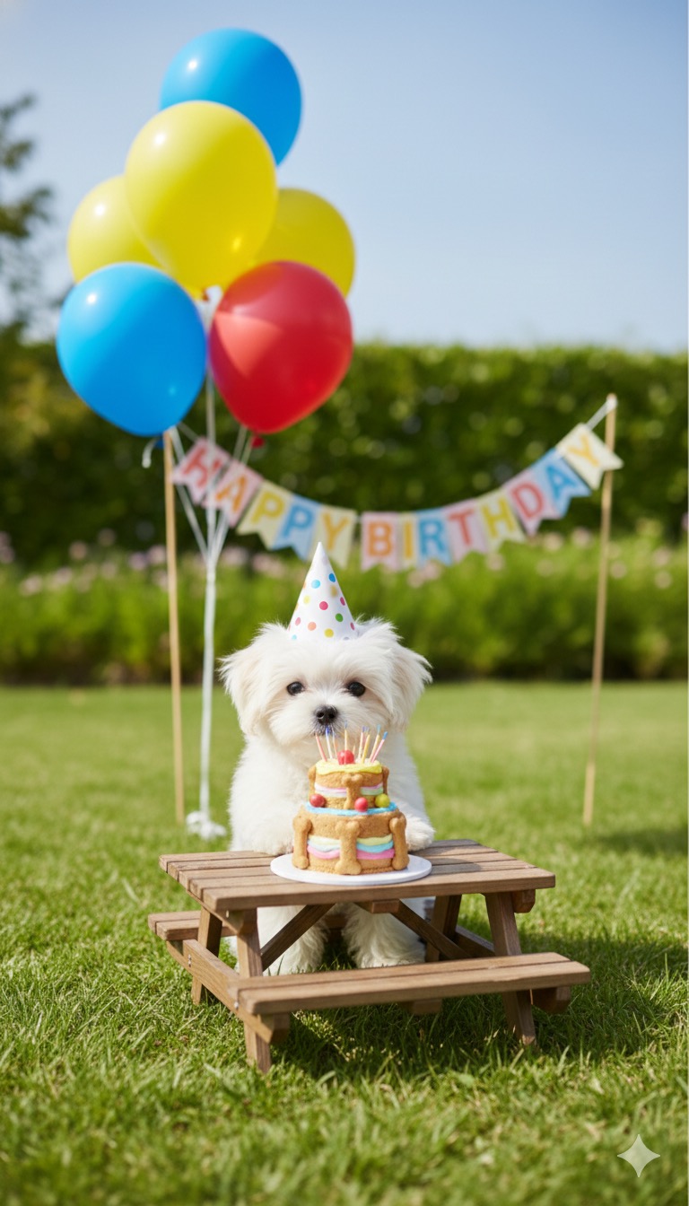 愛犬のお誕生日会