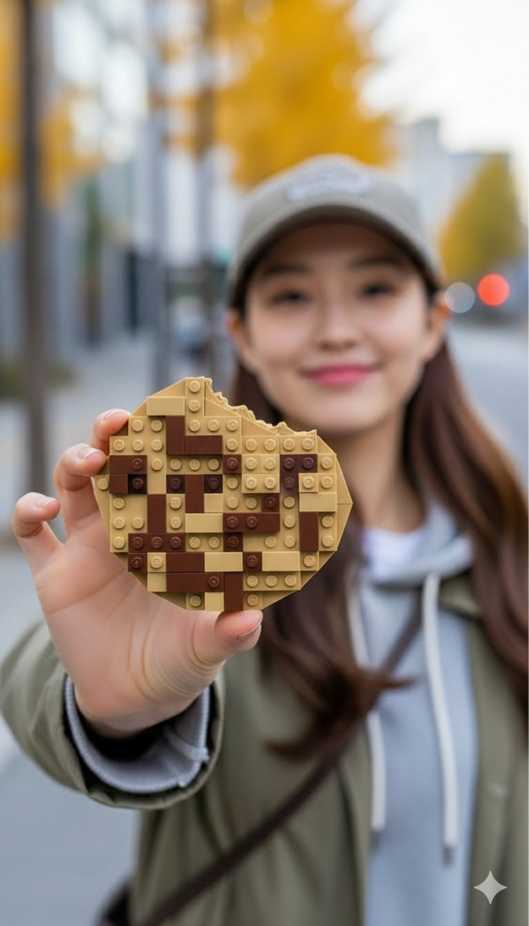 食べ物ブロック化 - After