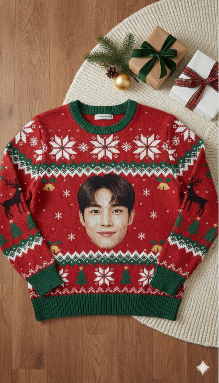 クリスマスニットの模様に！ - After