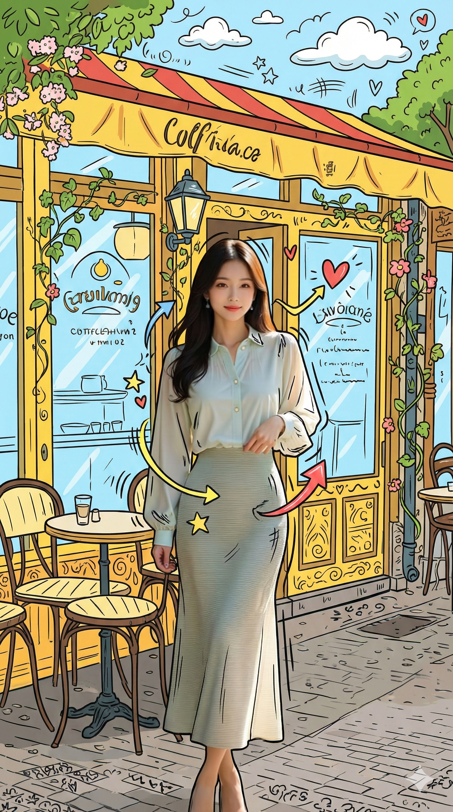 背景コミック化 - After