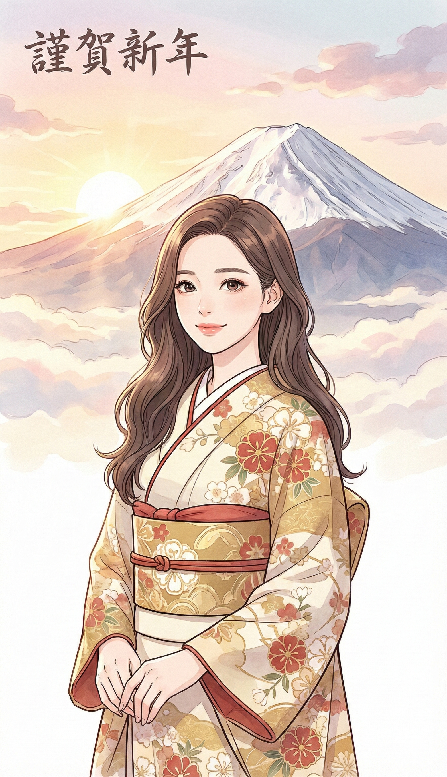 お正月イラスト - After