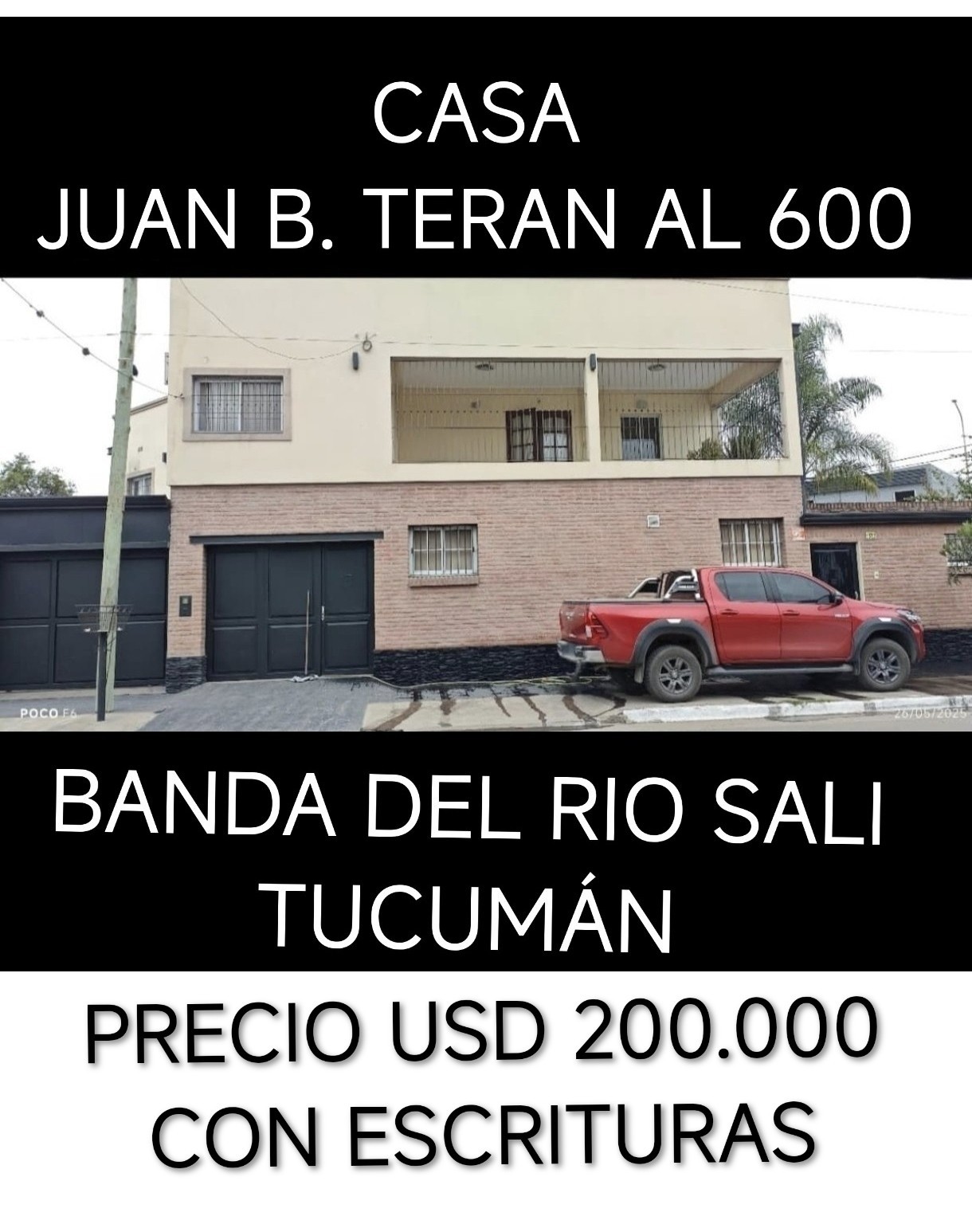 Venta - Casa en Juan B. Teran 650, Banda del Río Salí - Foto 1