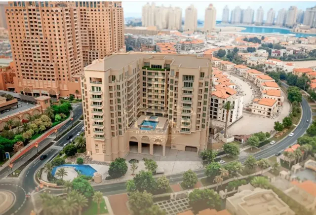 In the heart of The Pearl-Qatar, home to the large