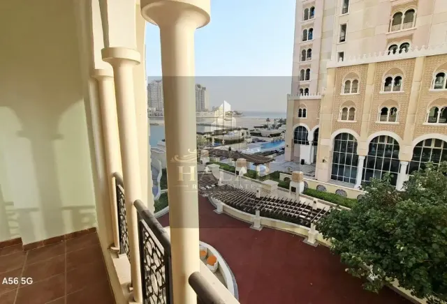 Semi-Furnished Studio with Balcony | Viva Bahriya